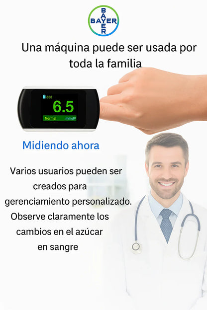 Monitor de Glucosa No Invasivo | Uso Doméstico